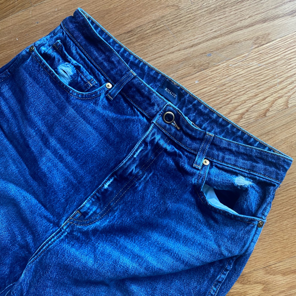 KHAITE Blue Women Jeans